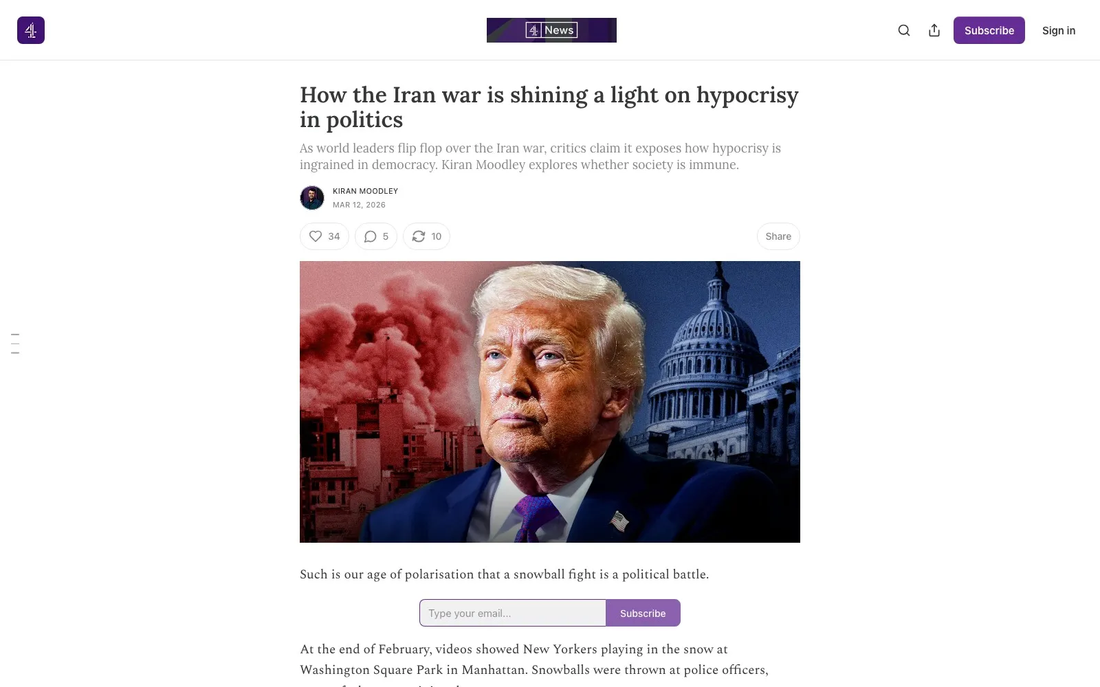 The evidence
